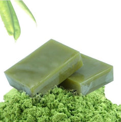 Organic Handmade Matcha Green Tea Powder Soap Whitening, Moisturizing, Acne Cleansing Soap