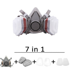 6200 Gas Mask Gas Proof Half Face Mask Series Combination Matched With 6001 2091 5n11 Filters Chemical Organic Protection