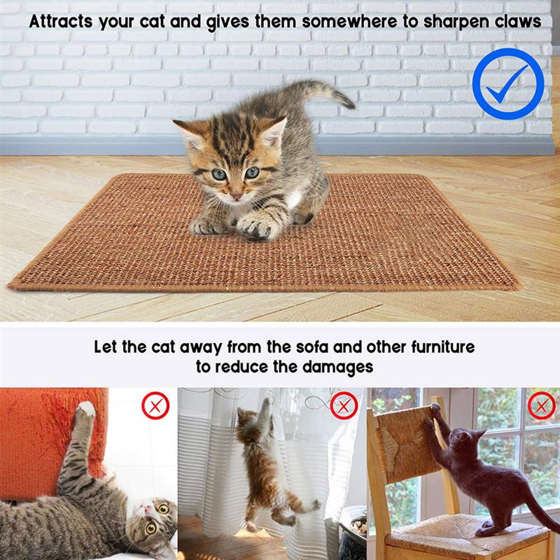 The Ultimate Sisal Cat Scratching Mat!